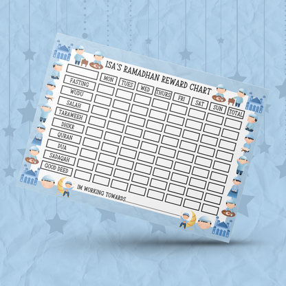 Ramadhan Reward Chart