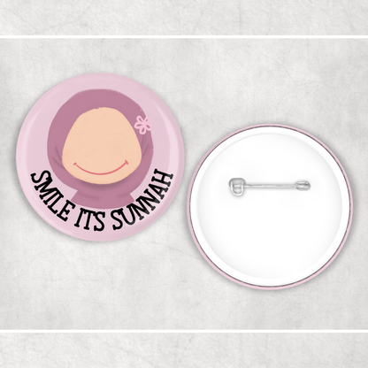 Smile Its Sunnah Badge