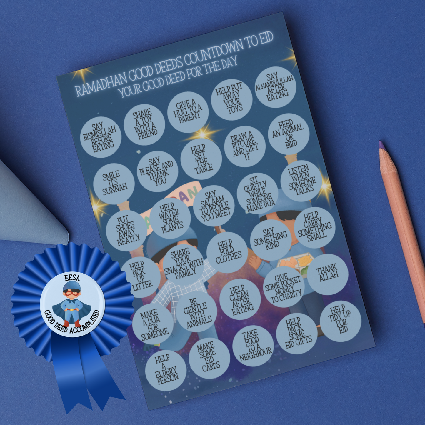 NEW FOR 2026 Infant Ramadan Good Deed Trackers