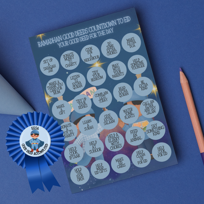 NEW FOR 2026 Junior Ramadan Good Deed Trackers