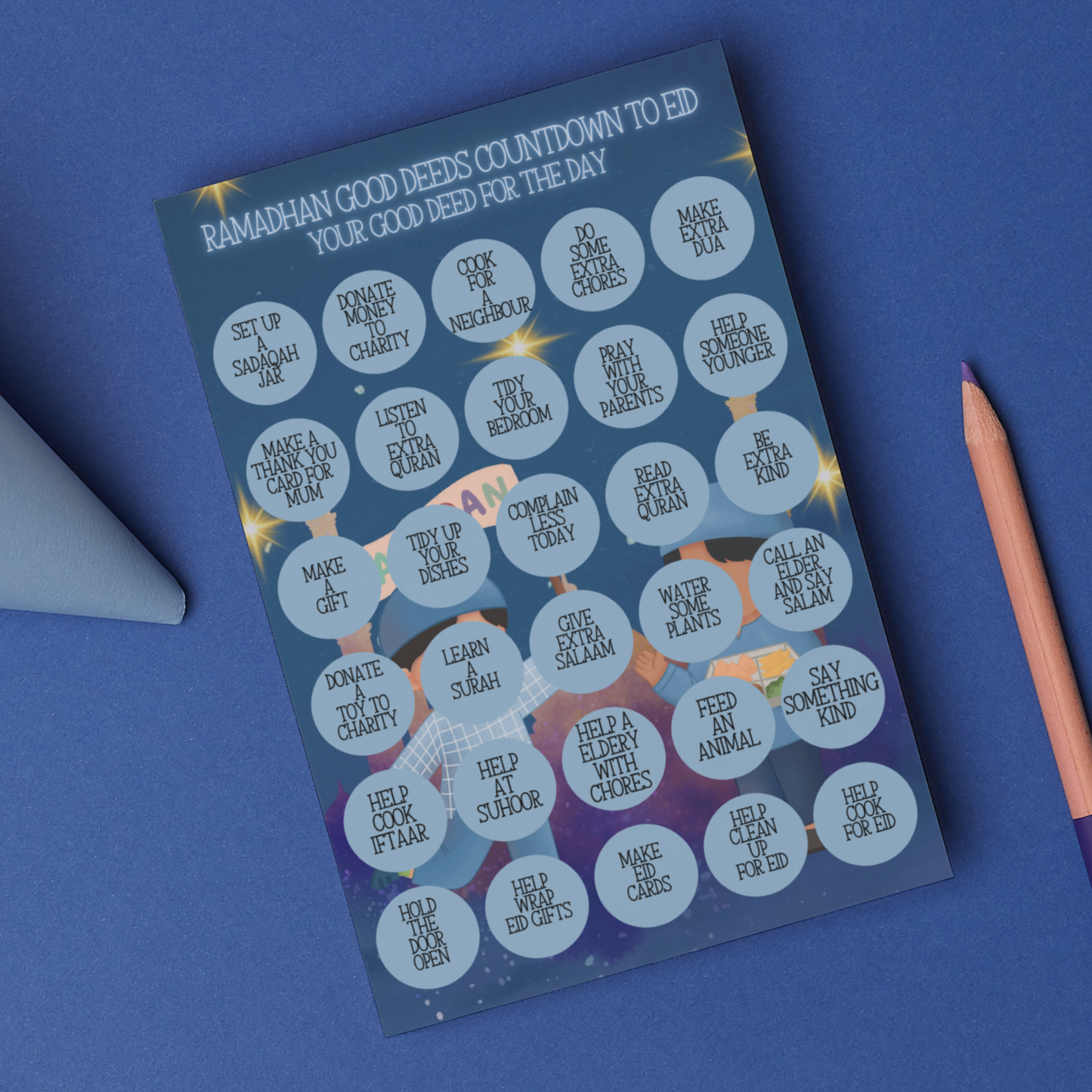NEW FOR 2026 Junior Ramadan Good Deed Trackers