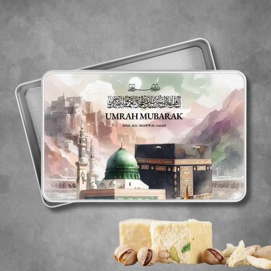 Watercolour Chocolate/Mithai Metal Tin