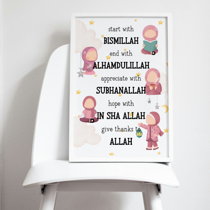 Girls Bedroom Prints