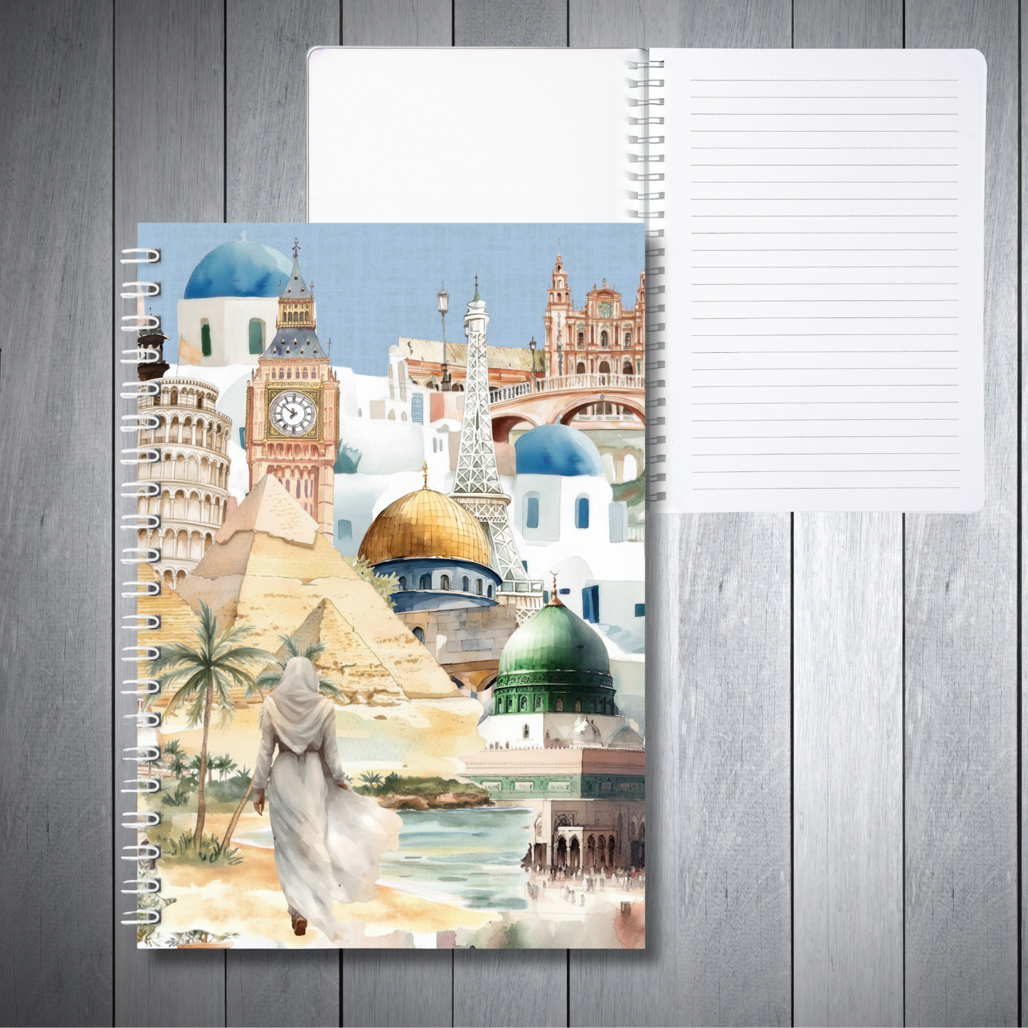 Hijabis In The City Spiral Notebook NouNou and Me