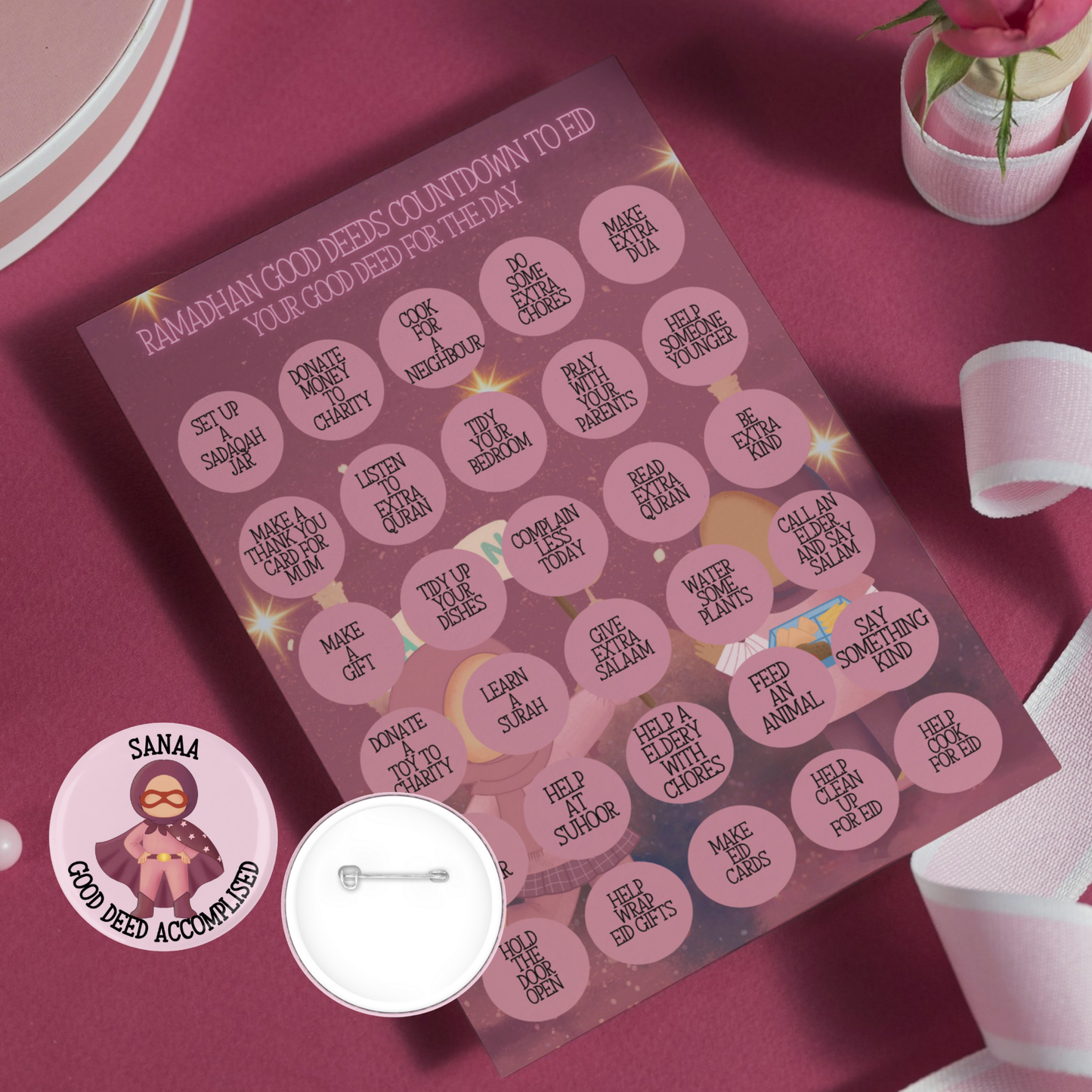 NEW FOR 2026 Junior Ramadan Good Deed Trackers