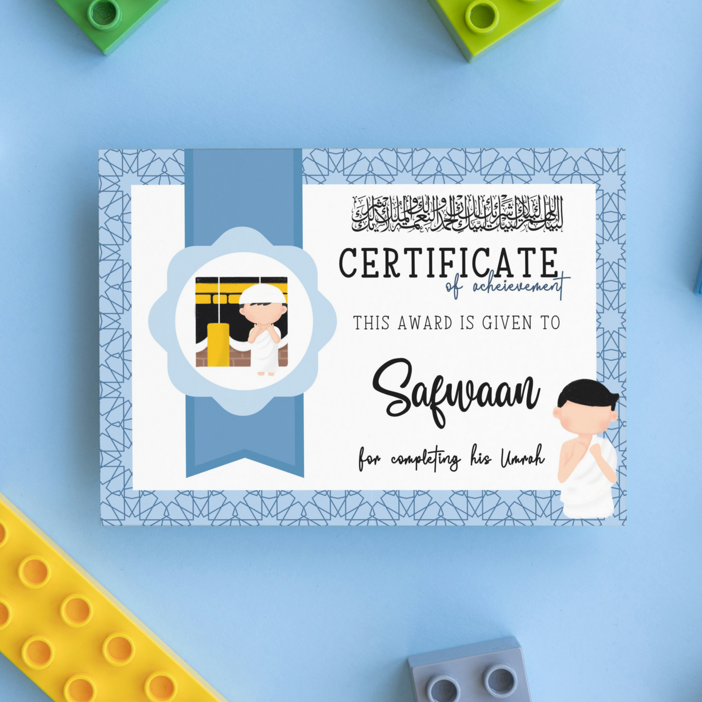 I've completed my Umrah Certificate My Store