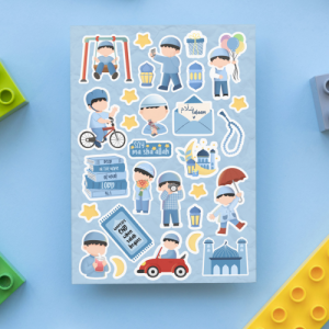Mini Muslim Boys Stickers