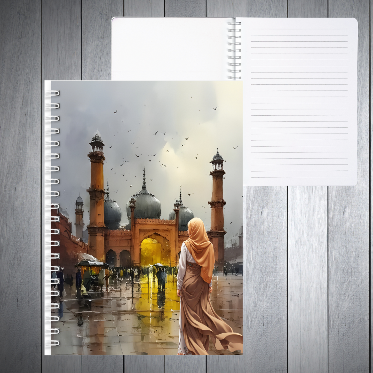 Hijabis In The City Spiral Notebook NouNou and Me