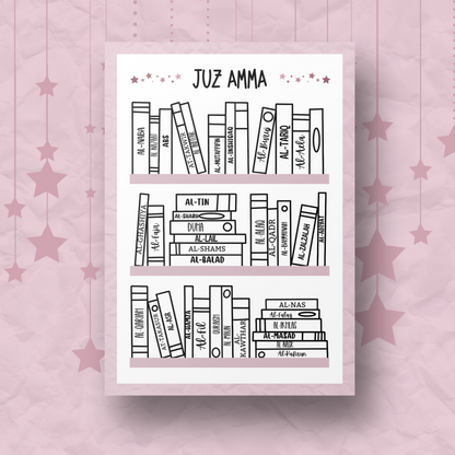 Colour in Juz Amma Tracker