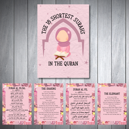 18 Short Surahs from the Quran