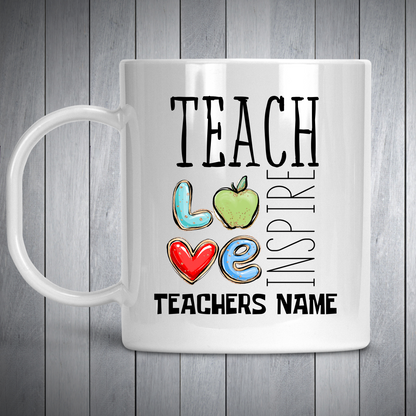 Teach, Love, Inspire Teacher Gifts My Store