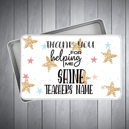 Thank you for making me shine Teacher Gifts My Store