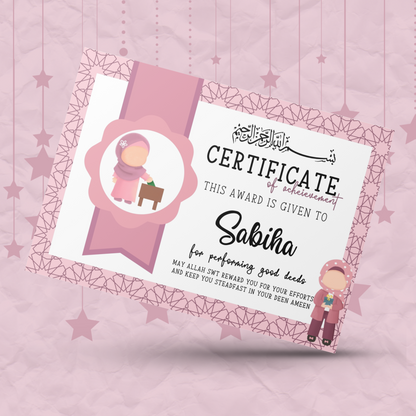 For Performing Good Deeds