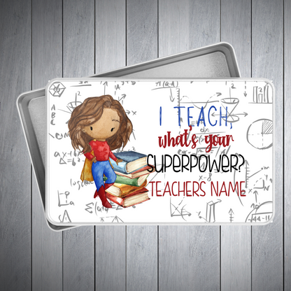 I Teach What's Your Super Power Teacher Gifts My Store