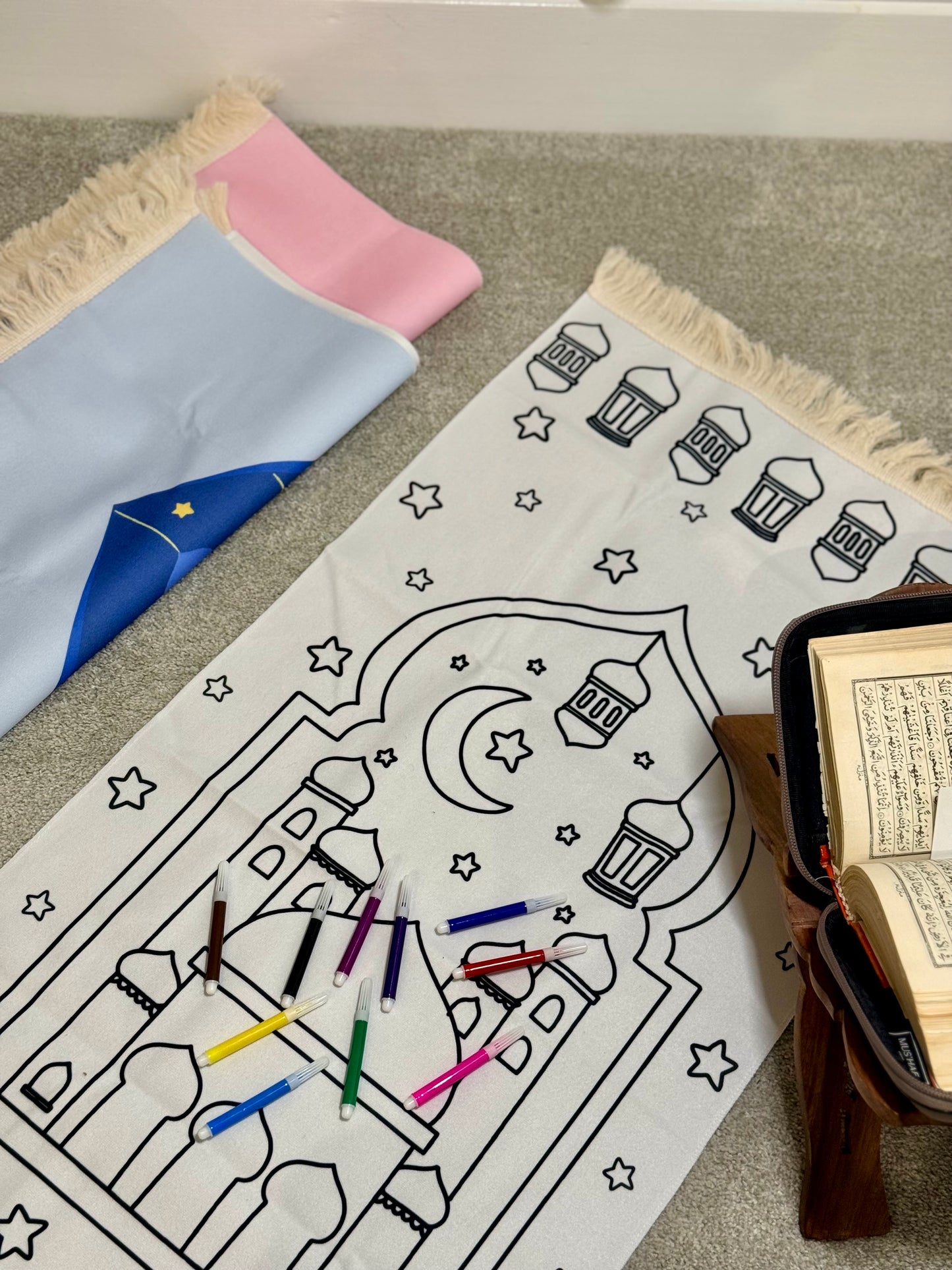 Children's Colour In Prayer Mat NouNou and Me