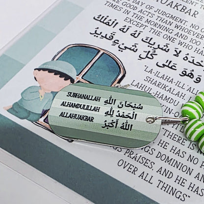 Children's Personalised Stripe Tasbih My Store