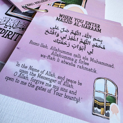 Children's Umrah Dua Card Set