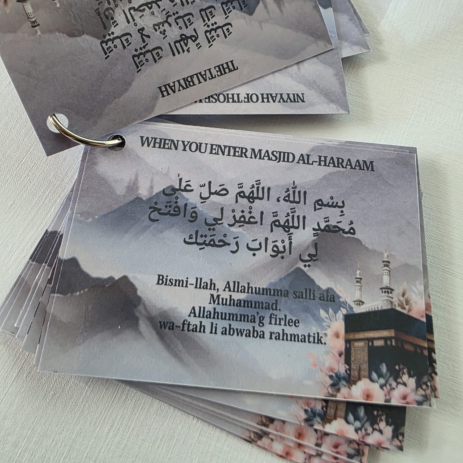 Adult's Hajj & Umrah Dua Card Set2 My Store