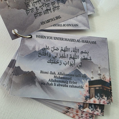 Adult's Hajj & Umrah Dua Card Set2 My Store