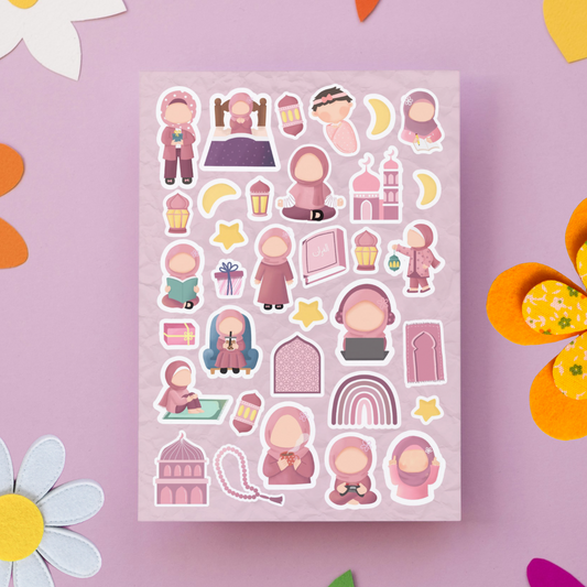 Muslim Girls Stickers