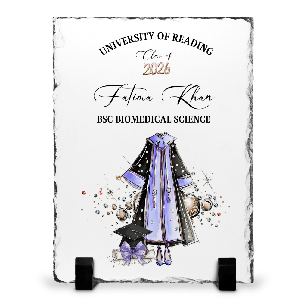 Glitter Robe Graduation Slate NouNou and Me