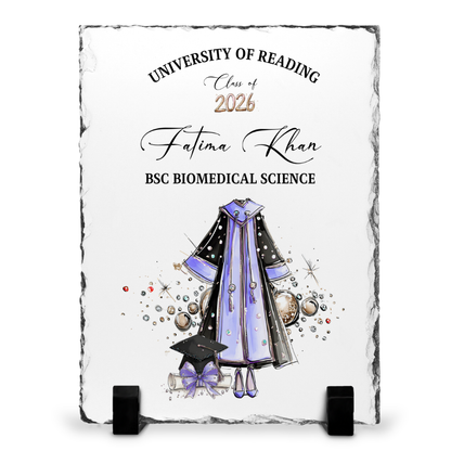 Glitter Robe Graduation Slate NouNou and Me