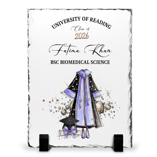 Glitter Robe Graduation Slate NouNou and Me