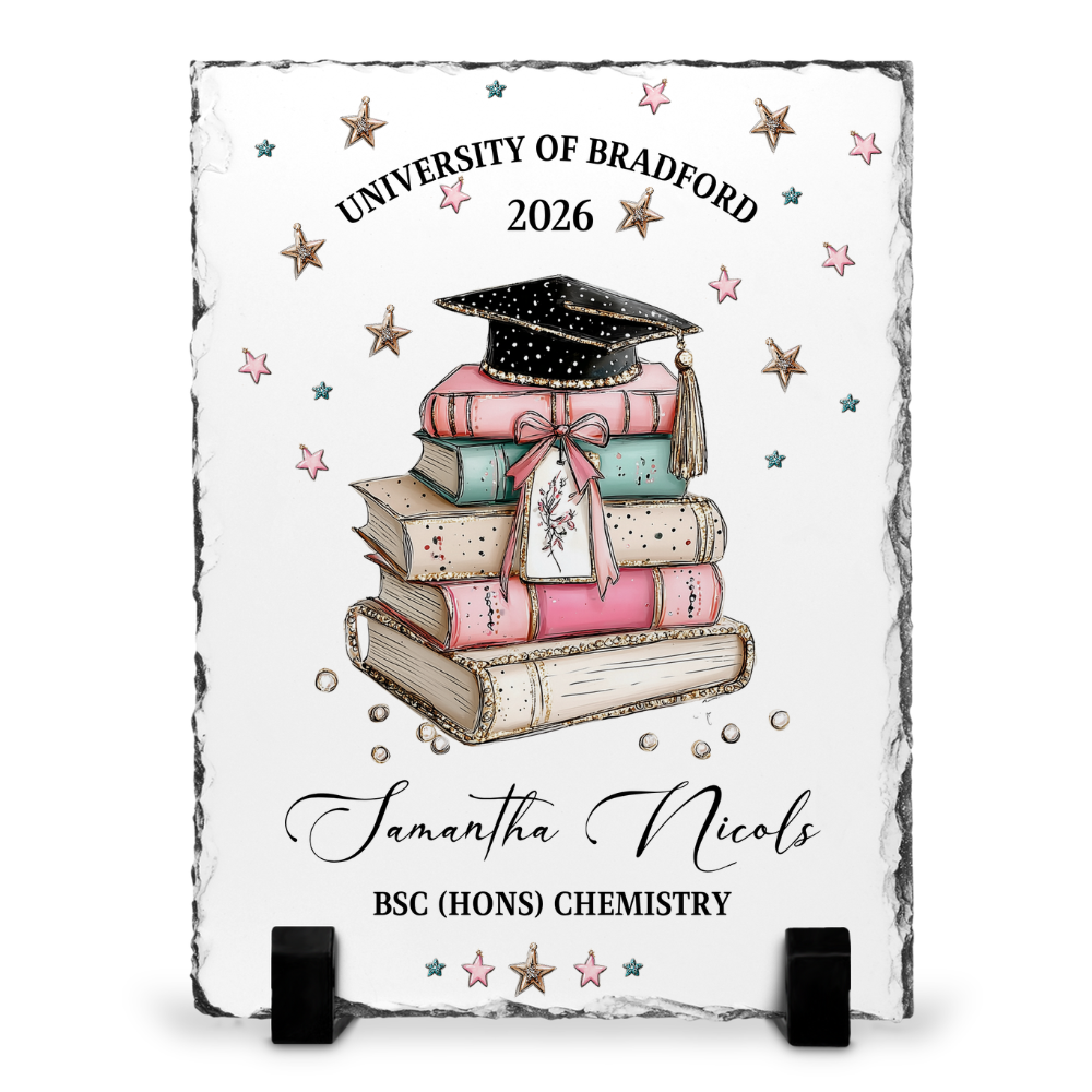 Books Graduation Slate NouNou and Me