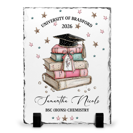 Books Graduation Slate NouNou and Me