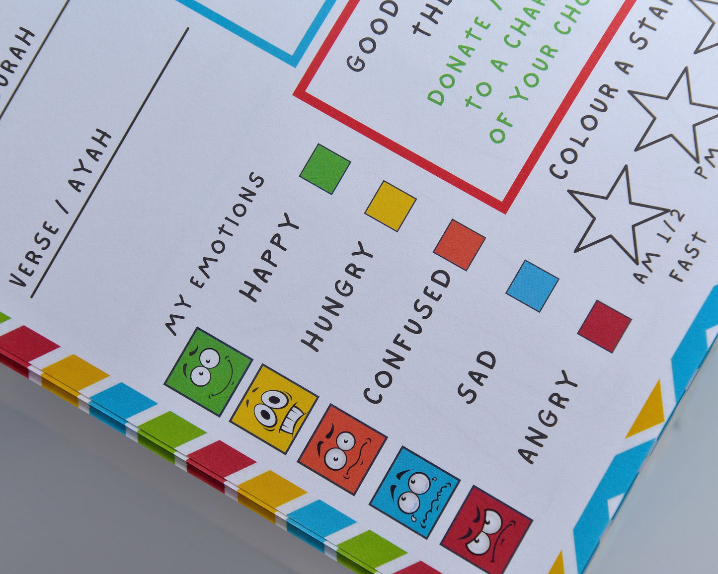 Islamic childrens ramadan journal, planner, eid gift
