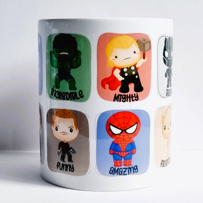 Superhero Mug - 6oz - gifts - birthday, eid My Store