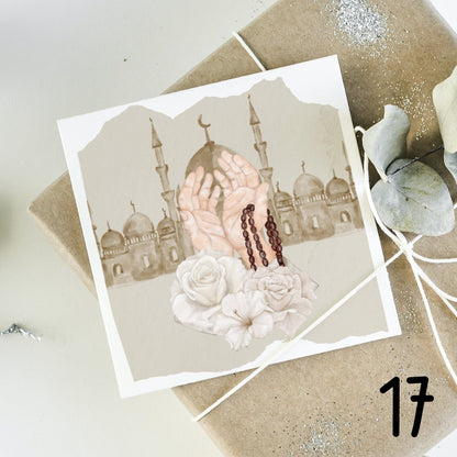 Ramadan Mubarak Greeting Cards 7 DESIGNS - Islamic cards - Gifts , eid cards My Store