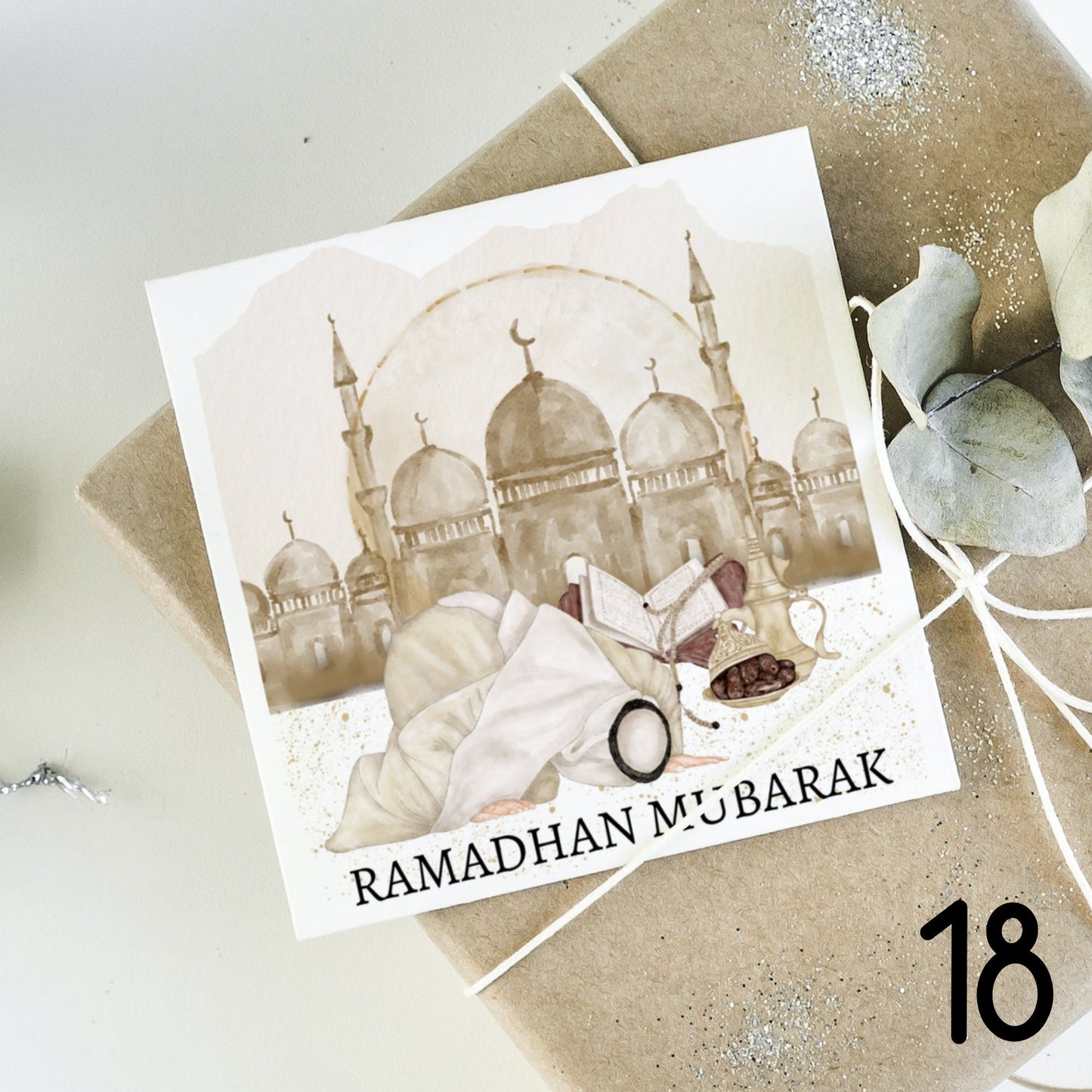Ramadan Mubarak Greeting Cards 7 DESIGNS - Islamic cards - Gifts , eid cards