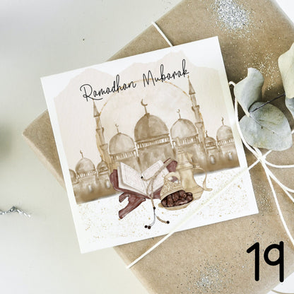 Ramadan Mubarak Greeting Cards 7 DESIGNS - Islamic cards - Gifts , eid cards My Store