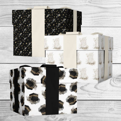 Eid Hajj Umrah Kaaba Celebration Wrapping Paper Muslim  Gift Ramadan Kareem My Store
