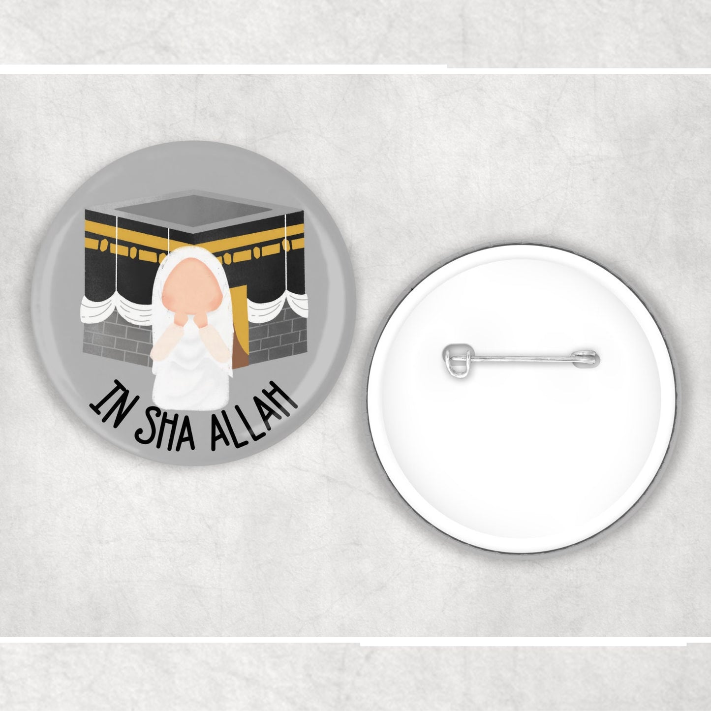 Children's Islamic Kaaba Badge Muslim Gifts - Muslim Pin Badges - Ramadan Eid Gifts - Islamic Gifts