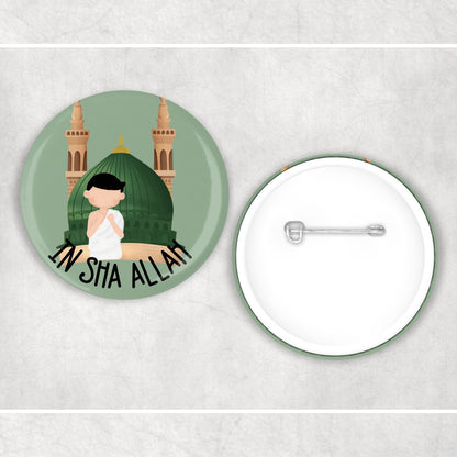 Children's Islamic Medina Badge Muslim Gifts - Muslim Pin Badges - Ramadan Eid Gifts - Islamic Gifts