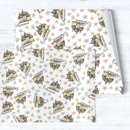 Eid Wrapping Paper Lanterns My Store