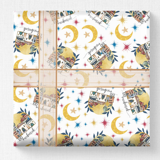 Eid Wrapping Paper Mosque