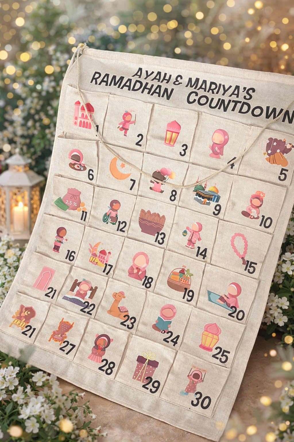 NEW FOR 2026 Personalised Ramadan Calendar